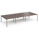 Adapt 6 Person Bench Desk | 1600mm Deep